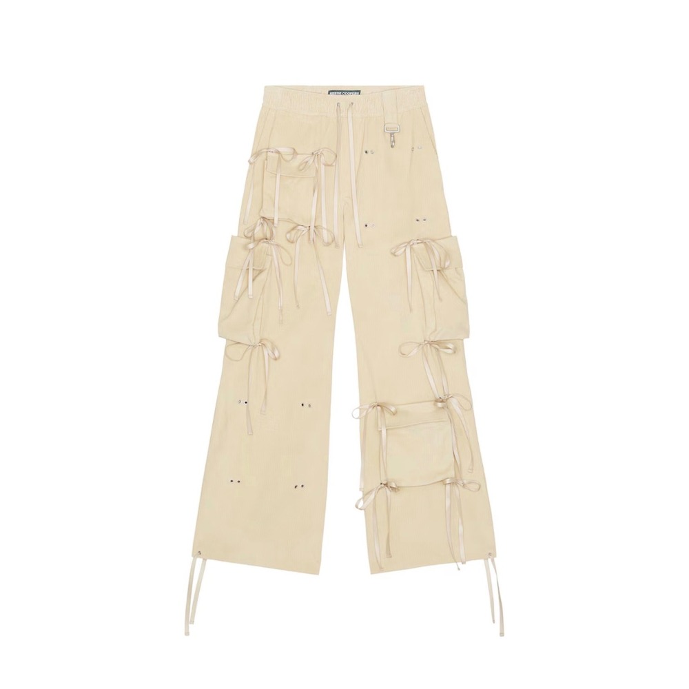 REESE COOPER Corduroy Modular‎ Pocket Pant in Beige Size Large $698